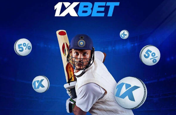 1xBet cricket line betting